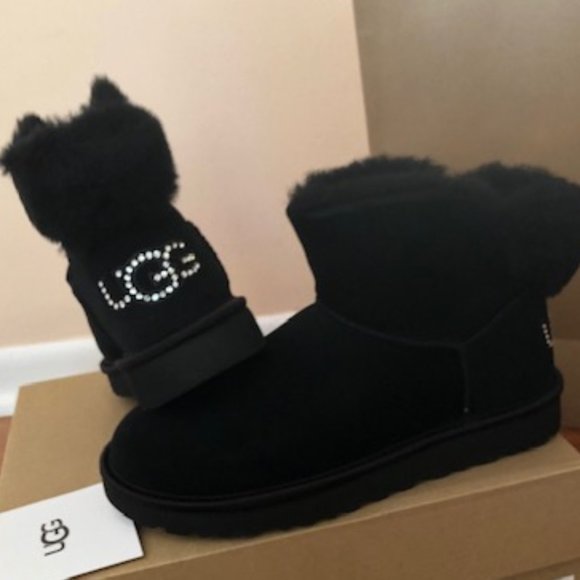 UGG Shoes - UGG Classic Bling Mini Swarovski boots. Size: 7